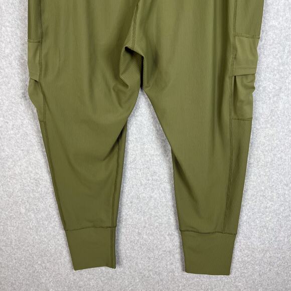 Free People Movement Green Take A Hike Harem Cargo Pants Size Large - Picture 6 of 8